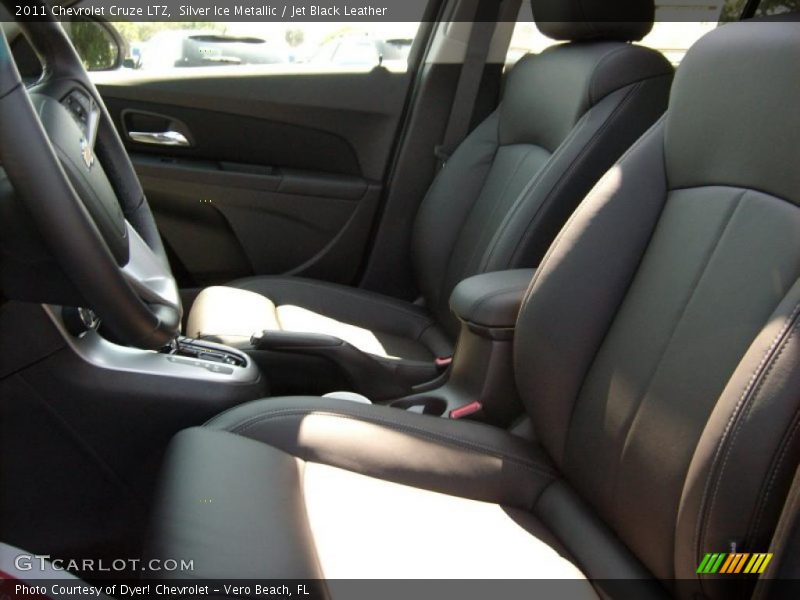 Silver Ice Metallic / Jet Black Leather 2011 Chevrolet Cruze LTZ