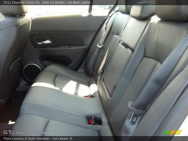 Silver Ice Metallic / Jet Black Leather 2011 Chevrolet Cruze LTZ