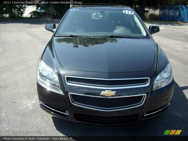 Black Granite Metallic / Ebony 2011 Chevrolet Malibu LT