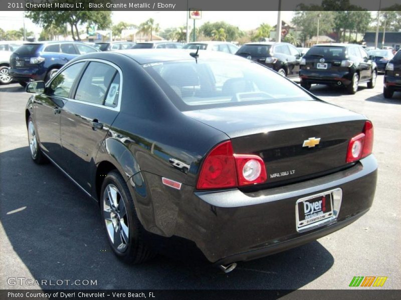 Black Granite Metallic / Ebony 2011 Chevrolet Malibu LT