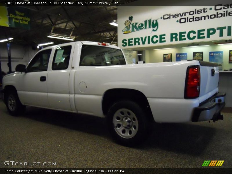 Summit White / Tan 2005 Chevrolet Silverado 1500 Extended Cab