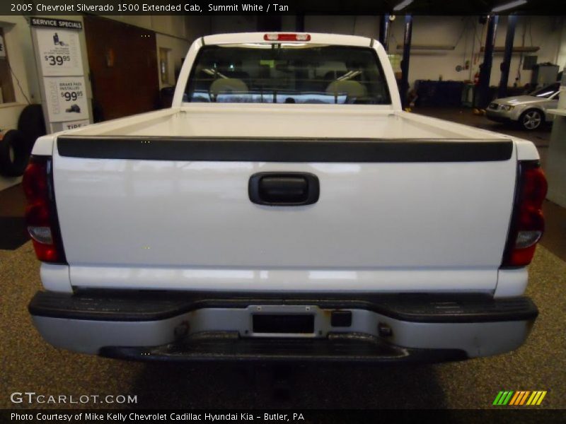 Summit White / Tan 2005 Chevrolet Silverado 1500 Extended Cab