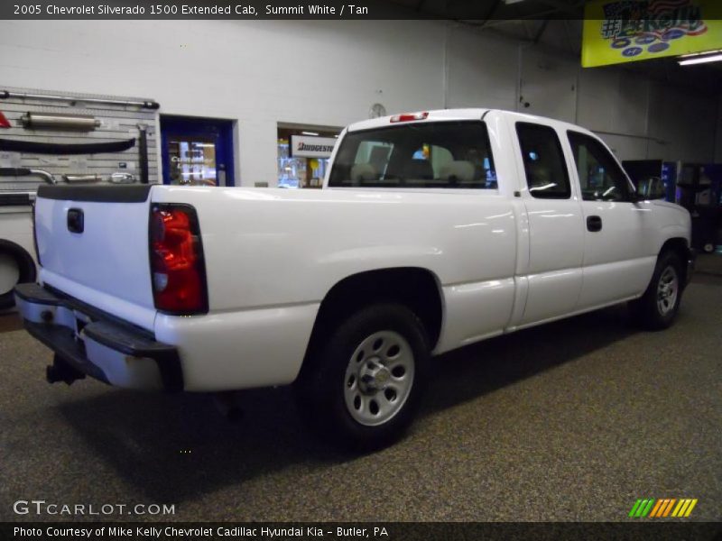 Summit White / Tan 2005 Chevrolet Silverado 1500 Extended Cab