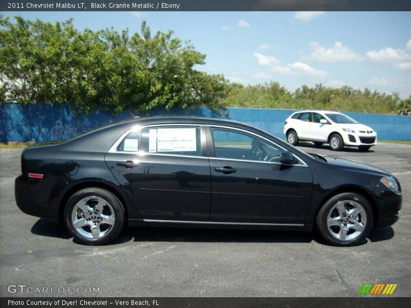 Black Granite Metallic / Ebony 2011 Chevrolet Malibu LT