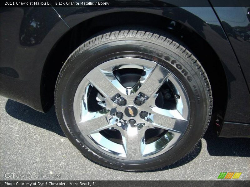 Black Granite Metallic / Ebony 2011 Chevrolet Malibu LT