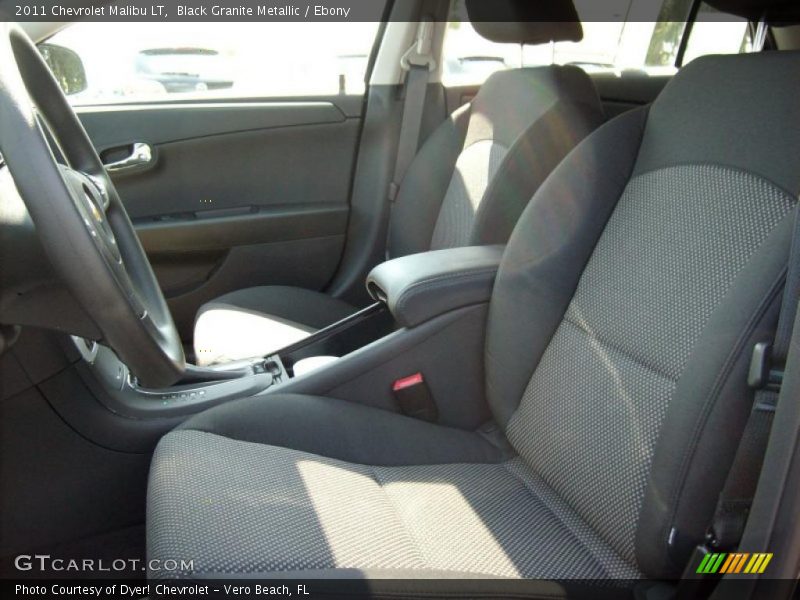 Black Granite Metallic / Ebony 2011 Chevrolet Malibu LT