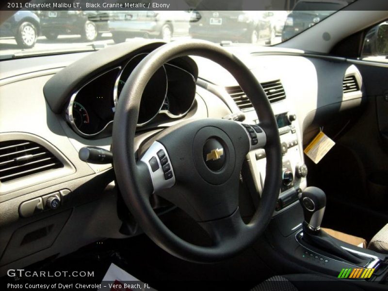 Black Granite Metallic / Ebony 2011 Chevrolet Malibu LT