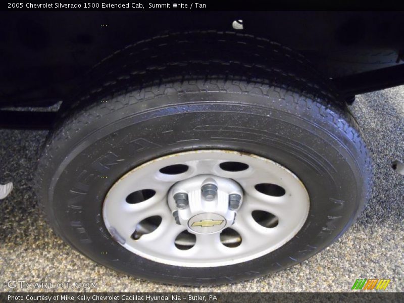 Summit White / Tan 2005 Chevrolet Silverado 1500 Extended Cab