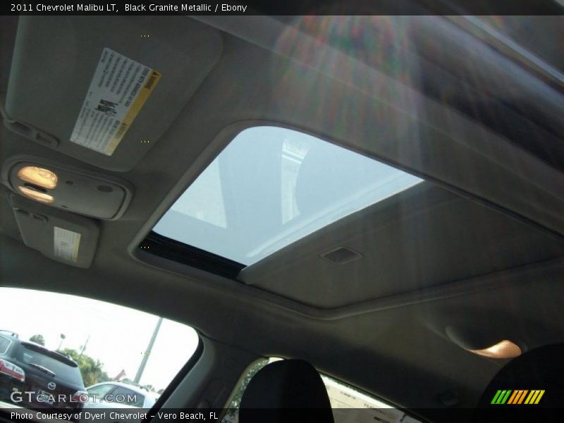Black Granite Metallic / Ebony 2011 Chevrolet Malibu LT