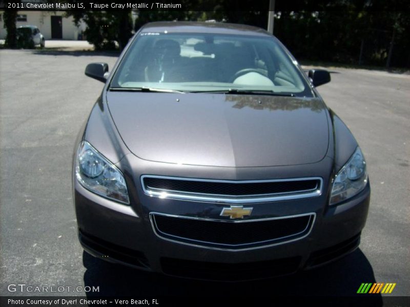 Taupe Gray Metallic / Titanium 2011 Chevrolet Malibu LS