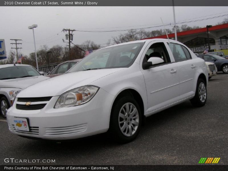Summit White / Ebony 2010 Chevrolet Cobalt LT Sedan
