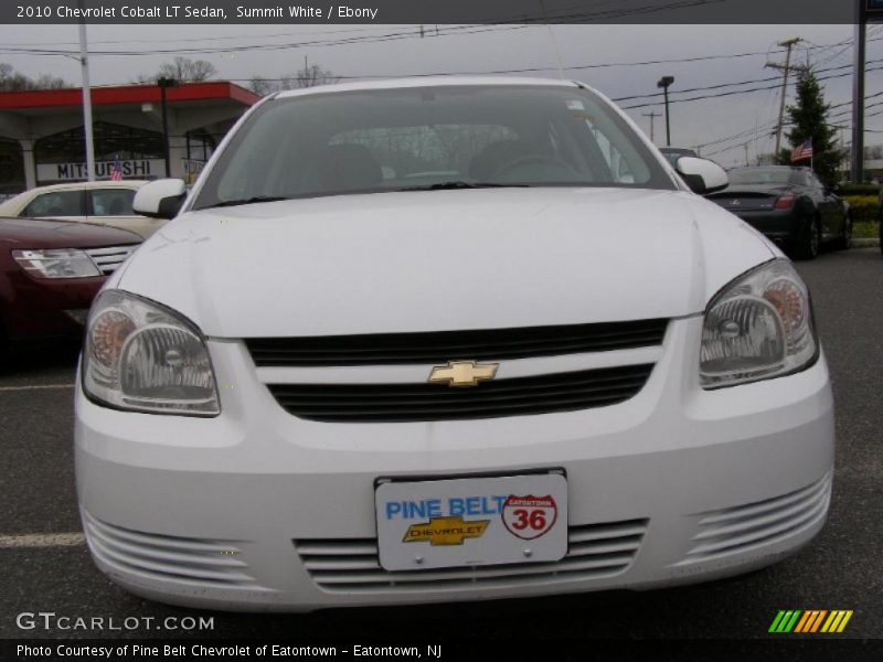 Summit White / Ebony 2010 Chevrolet Cobalt LT Sedan