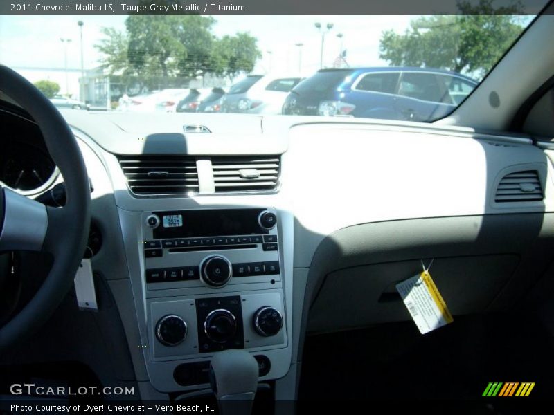 Taupe Gray Metallic / Titanium 2011 Chevrolet Malibu LS