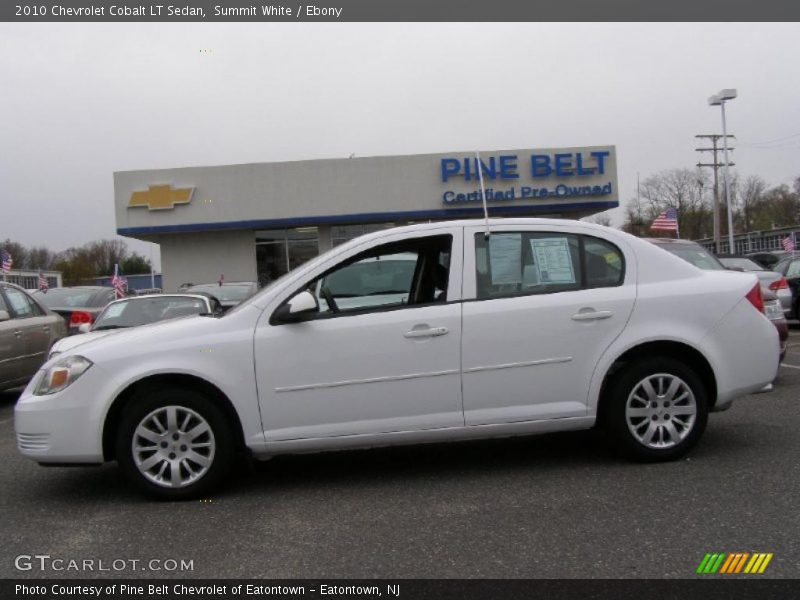 Summit White / Ebony 2010 Chevrolet Cobalt LT Sedan