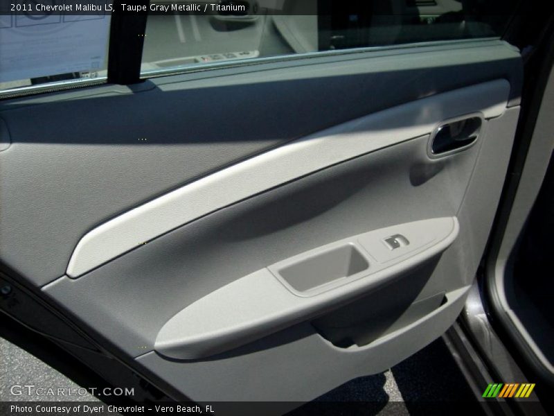 Taupe Gray Metallic / Titanium 2011 Chevrolet Malibu LS