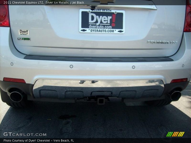 Silver Ice Metallic / Jet Black 2011 Chevrolet Equinox LTZ
