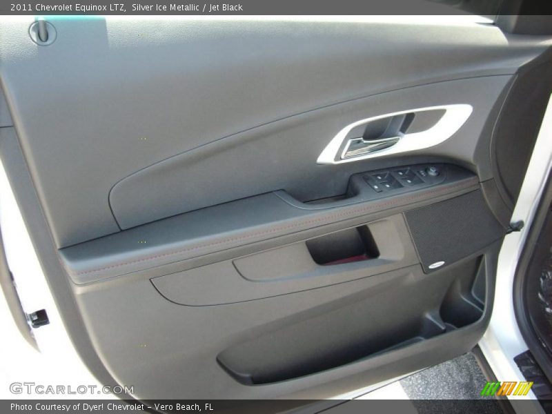 Silver Ice Metallic / Jet Black 2011 Chevrolet Equinox LTZ