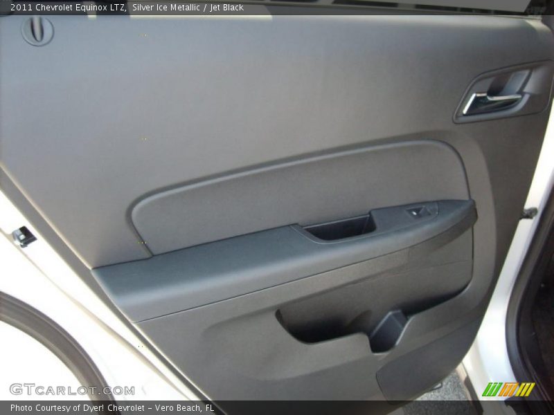 Silver Ice Metallic / Jet Black 2011 Chevrolet Equinox LTZ