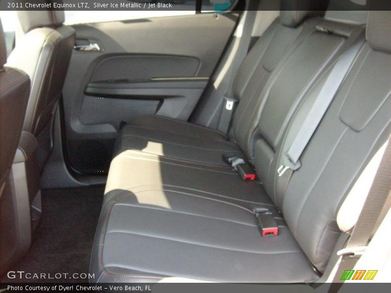 Silver Ice Metallic / Jet Black 2011 Chevrolet Equinox LTZ