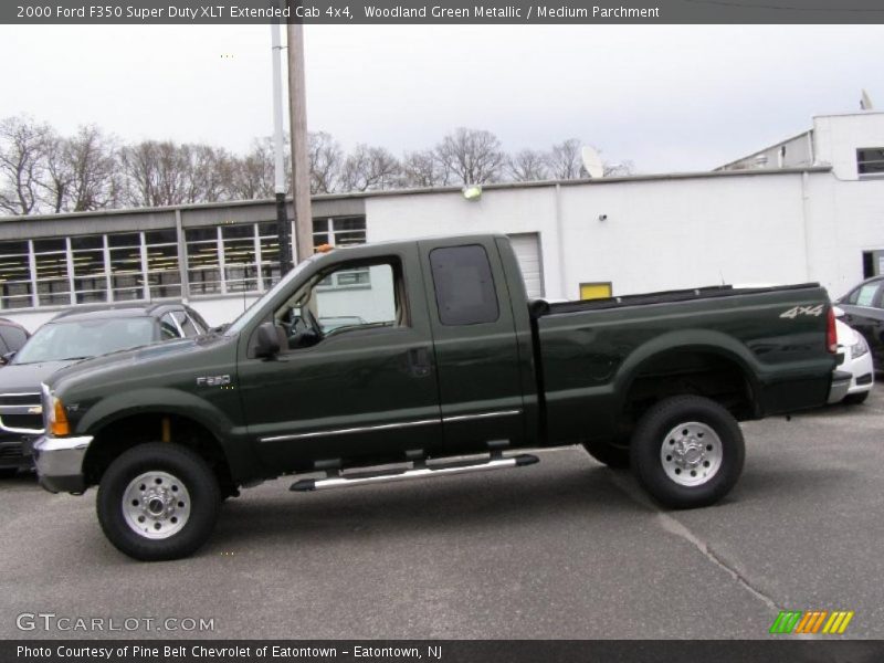  2000 F350 Super Duty XLT Extended Cab 4x4 Woodland Green Metallic
