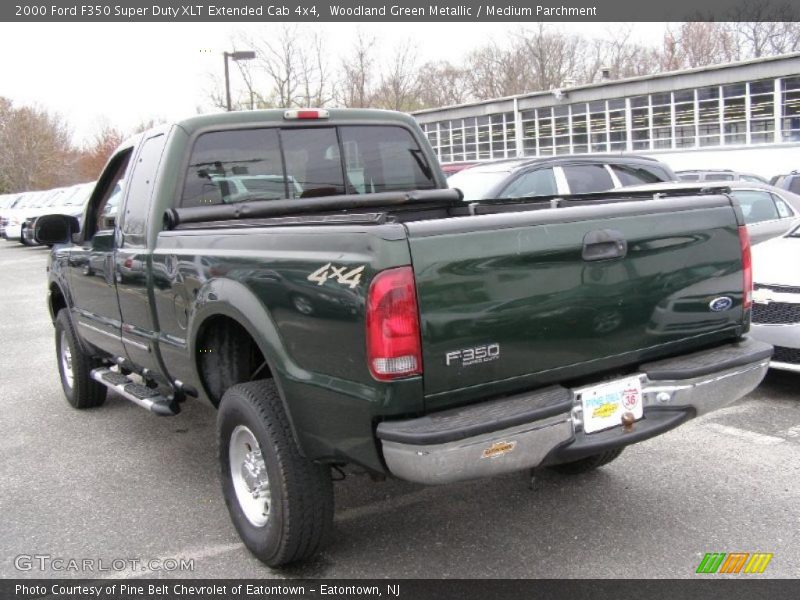 Woodland Green Metallic / Medium Parchment 2000 Ford F350 Super Duty XLT Extended Cab 4x4