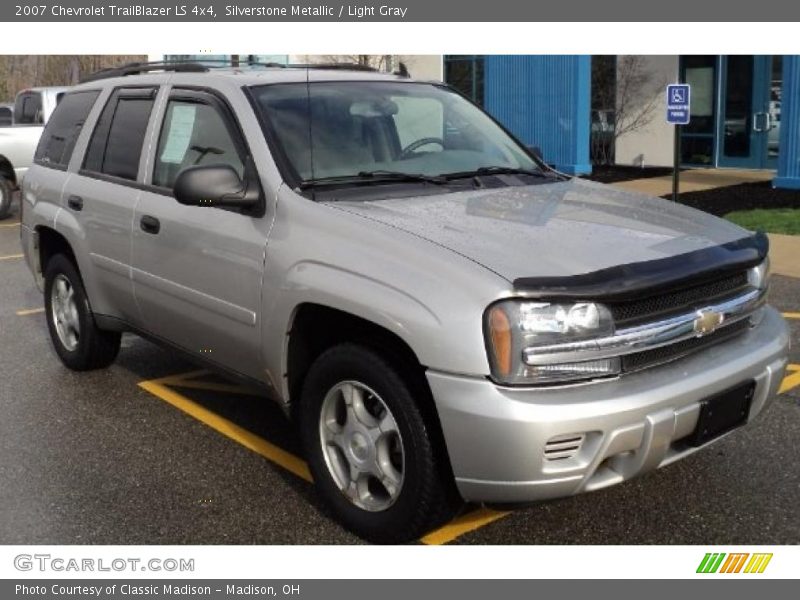 Silverstone Metallic / Light Gray 2007 Chevrolet TrailBlazer LS 4x4
