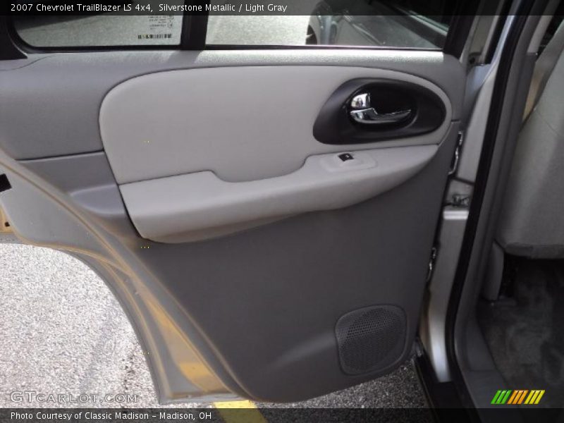 Silverstone Metallic / Light Gray 2007 Chevrolet TrailBlazer LS 4x4