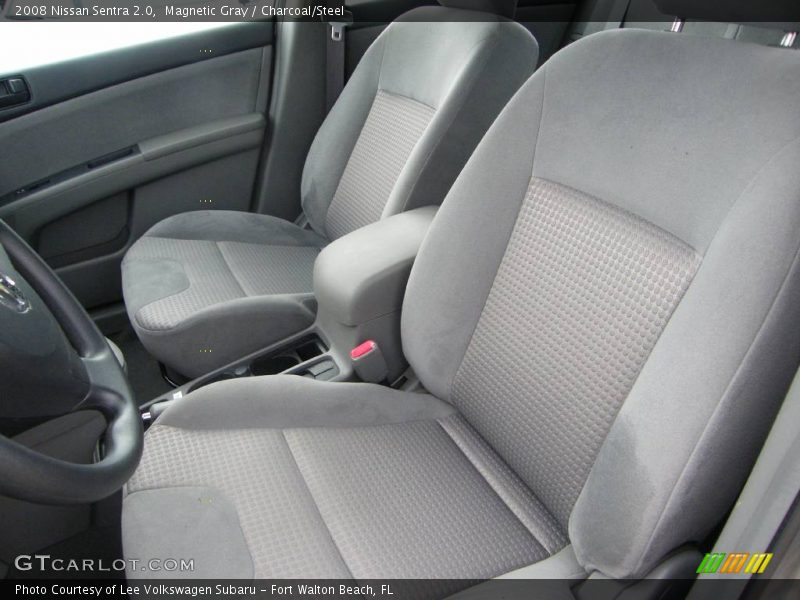 Magnetic Gray / Charcoal/Steel 2008 Nissan Sentra 2.0