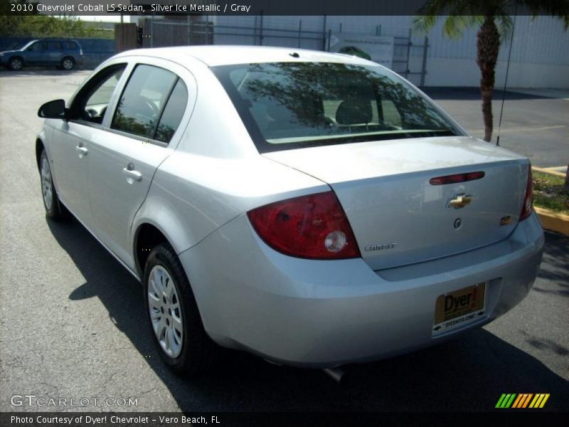 Silver Ice Metallic / Gray 2010 Chevrolet Cobalt LS Sedan