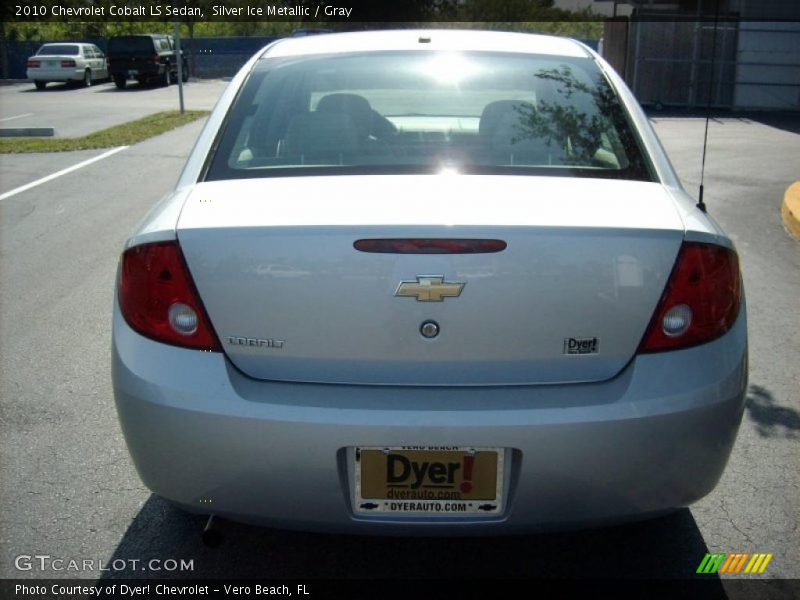 Silver Ice Metallic / Gray 2010 Chevrolet Cobalt LS Sedan
