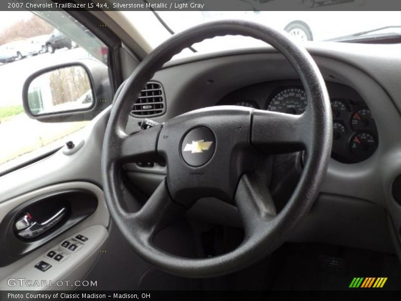 Silverstone Metallic / Light Gray 2007 Chevrolet TrailBlazer LS 4x4