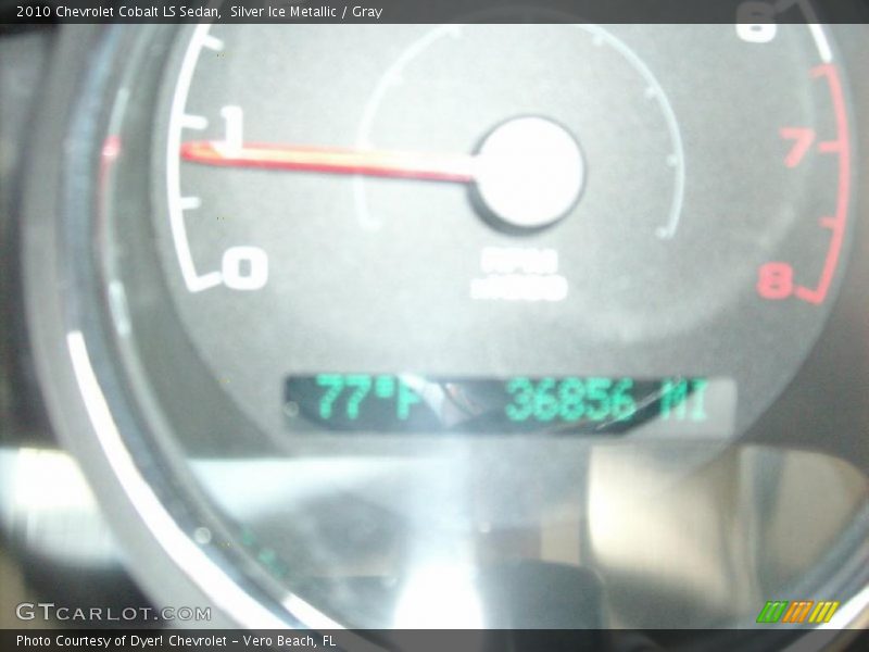 Silver Ice Metallic / Gray 2010 Chevrolet Cobalt LS Sedan