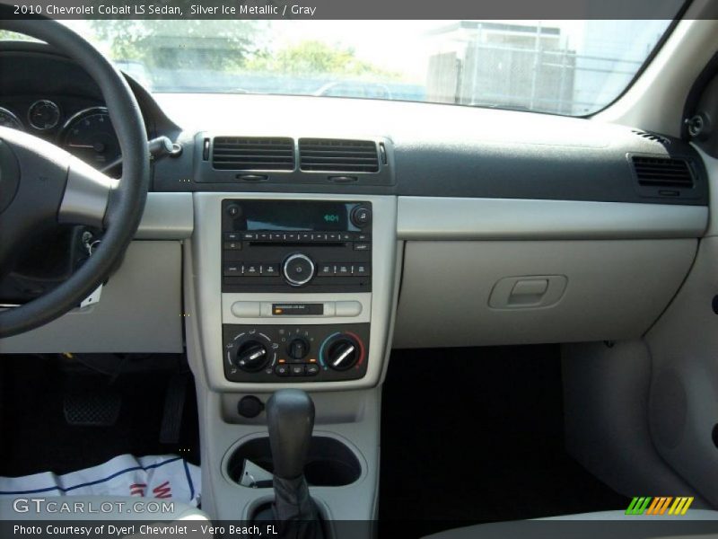 Silver Ice Metallic / Gray 2010 Chevrolet Cobalt LS Sedan