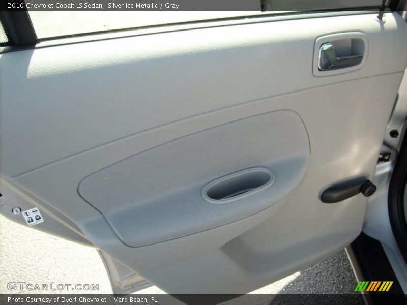Silver Ice Metallic / Gray 2010 Chevrolet Cobalt LS Sedan