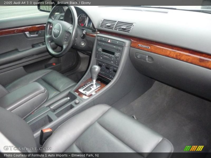 Brilliant Black / Ebony 2005 Audi A4 3.0 quattro Sedan