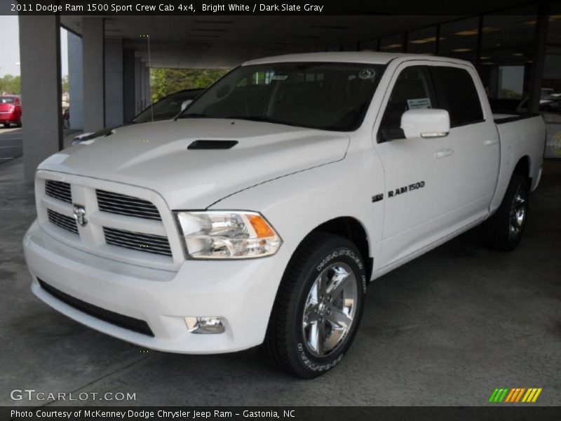 Bright White / Dark Slate Gray 2011 Dodge Ram 1500 Sport Crew Cab 4x4