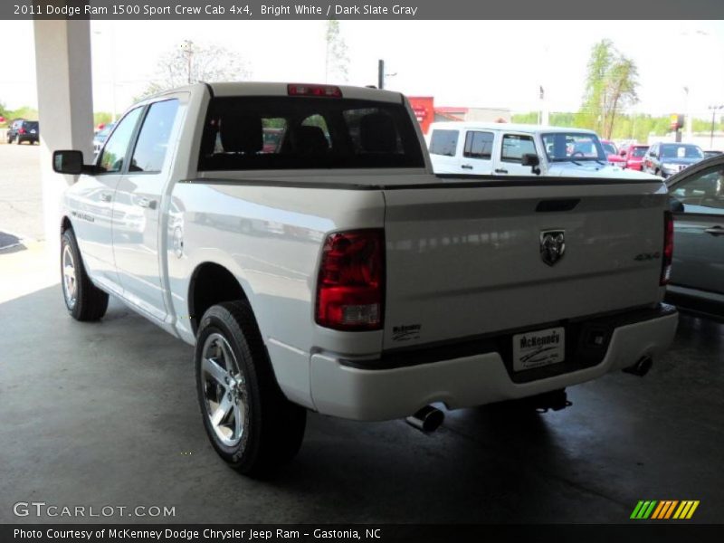 Bright White / Dark Slate Gray 2011 Dodge Ram 1500 Sport Crew Cab 4x4