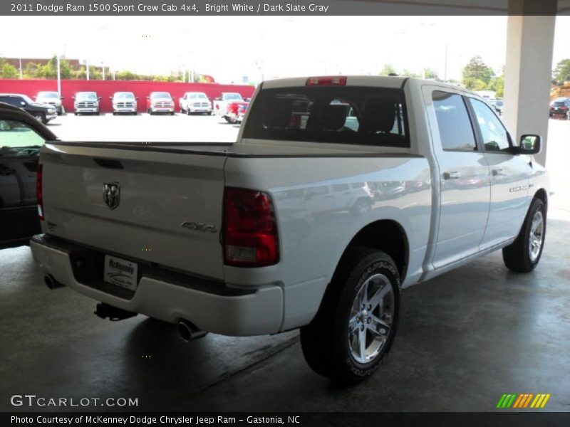 Bright White / Dark Slate Gray 2011 Dodge Ram 1500 Sport Crew Cab 4x4