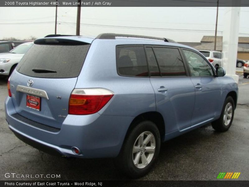 Wave Line Pearl / Ash Gray 2008 Toyota Highlander 4WD