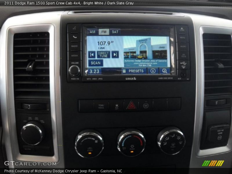 Bright White / Dark Slate Gray 2011 Dodge Ram 1500 Sport Crew Cab 4x4