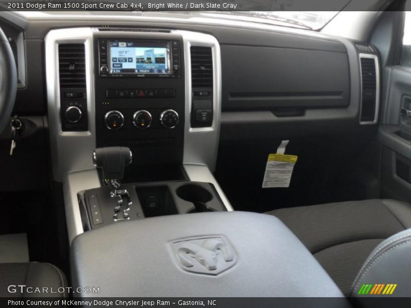 Bright White / Dark Slate Gray 2011 Dodge Ram 1500 Sport Crew Cab 4x4