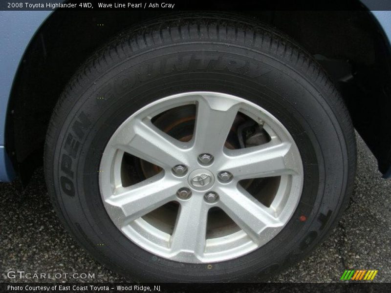 Wave Line Pearl / Ash Gray 2008 Toyota Highlander 4WD
