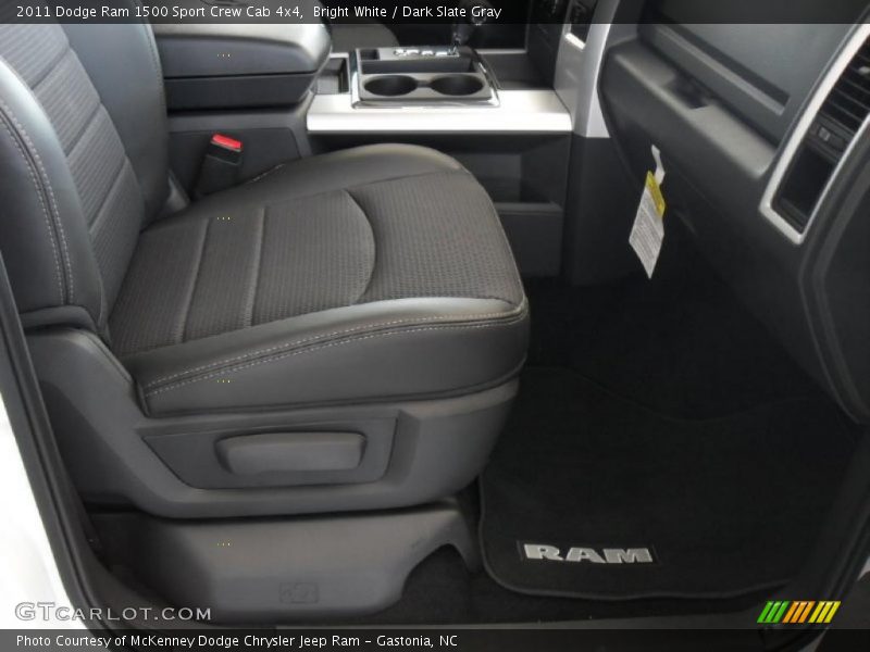 Bright White / Dark Slate Gray 2011 Dodge Ram 1500 Sport Crew Cab 4x4