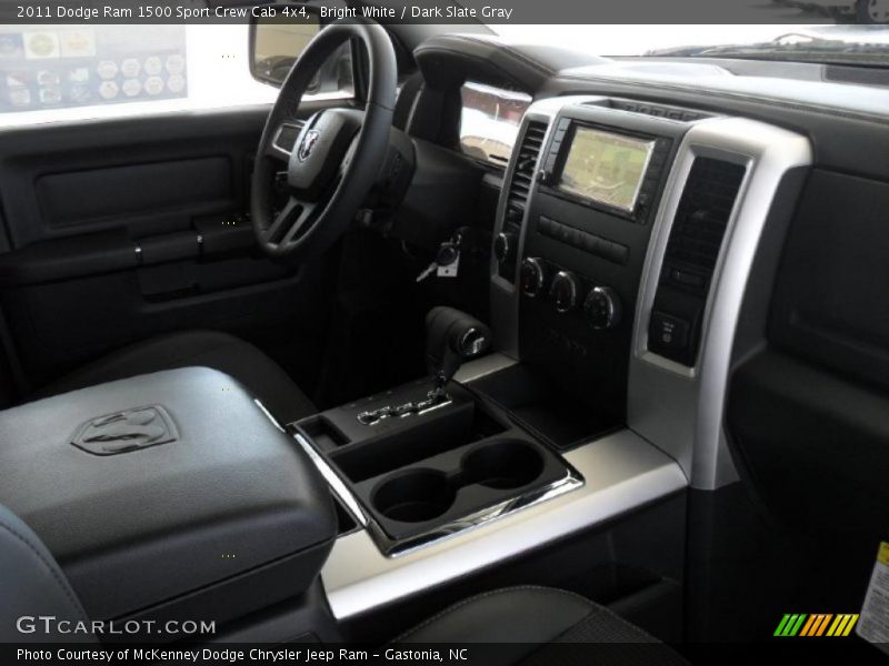 Bright White / Dark Slate Gray 2011 Dodge Ram 1500 Sport Crew Cab 4x4