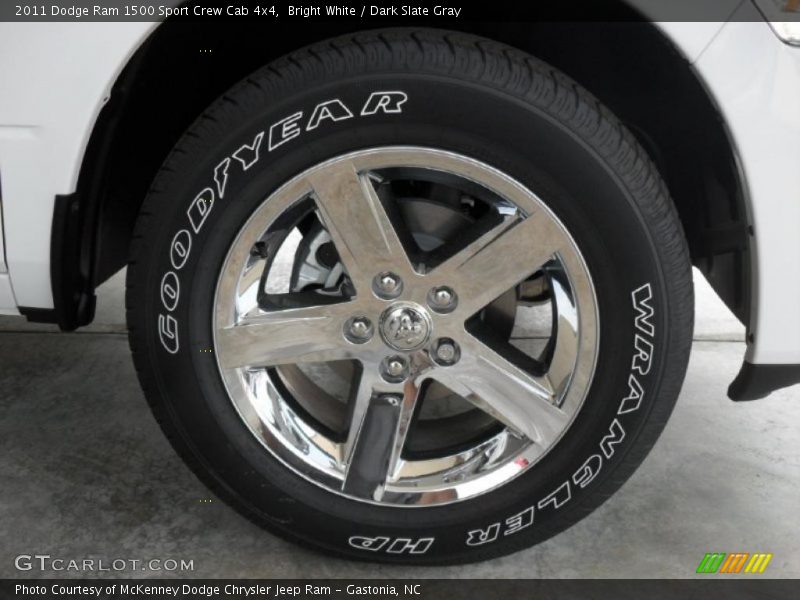 Bright White / Dark Slate Gray 2011 Dodge Ram 1500 Sport Crew Cab 4x4