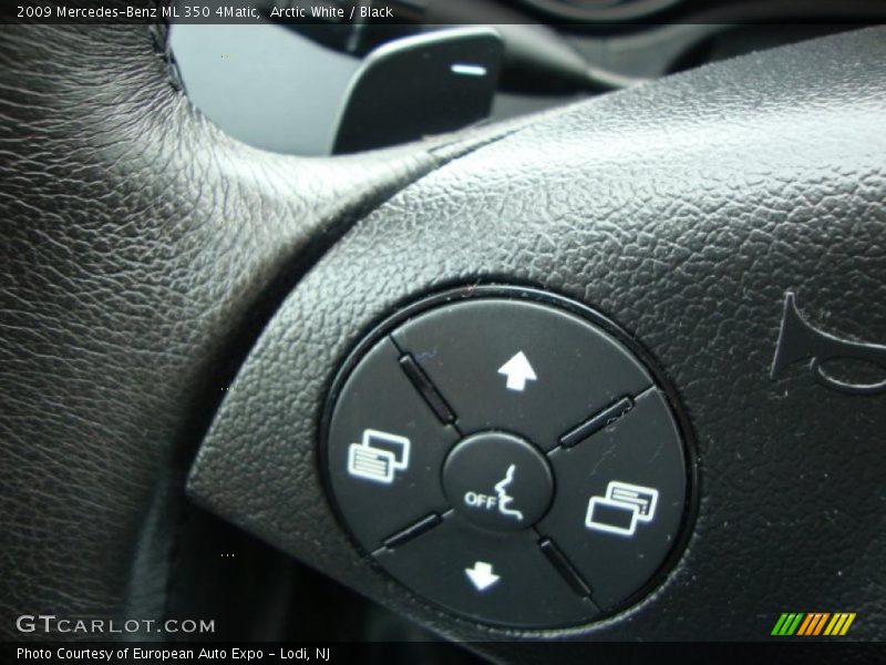 Arctic White / Black 2009 Mercedes-Benz ML 350 4Matic