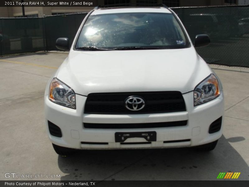 Super White / Sand Beige 2011 Toyota RAV4 I4