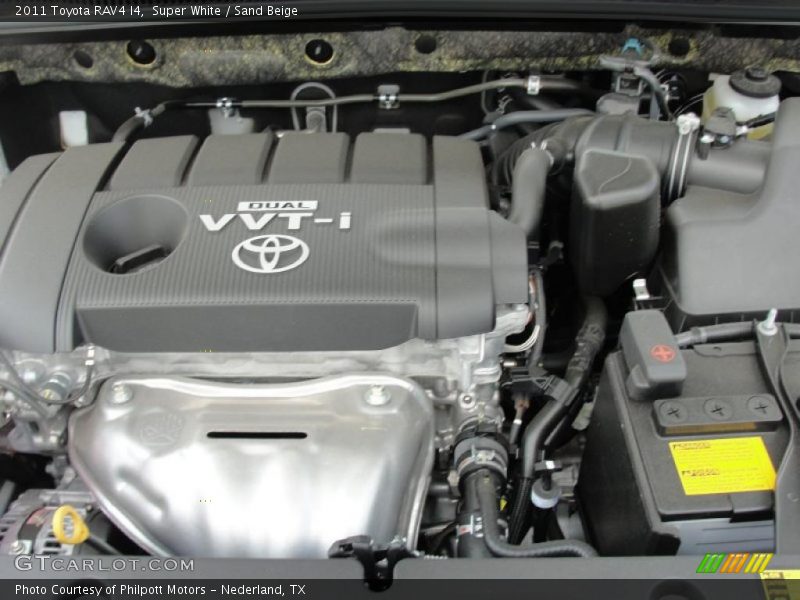  2011 RAV4 I4 Engine - 2.5 Liter DOHC 16-Valve Dual VVT-i 4 Cylinder