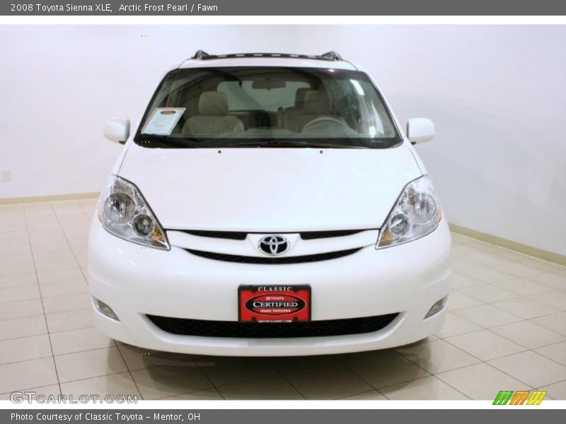 Arctic Frost Pearl / Fawn 2008 Toyota Sienna XLE