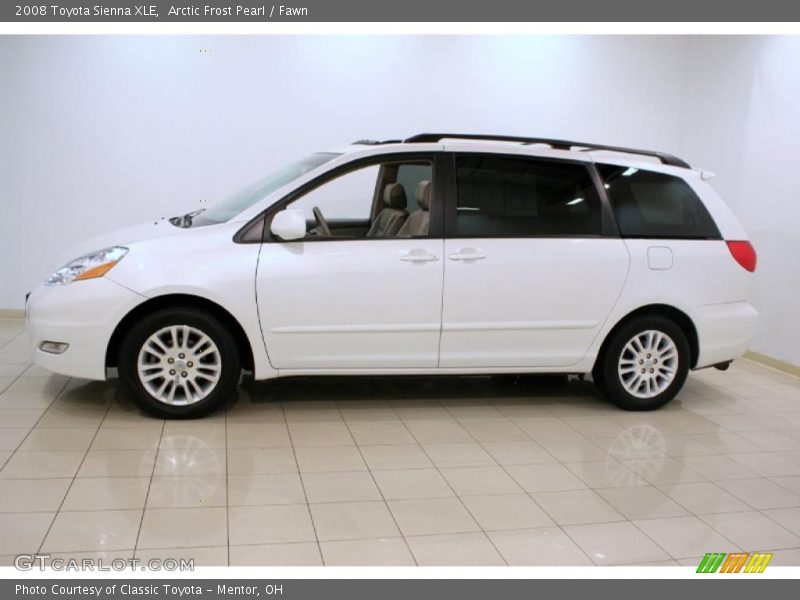 Arctic Frost Pearl / Fawn 2008 Toyota Sienna XLE